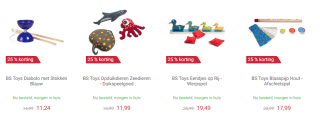 25% korting op alles van BS Toys bij Lobbes