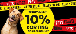 10% korting op alles bij Petsplace