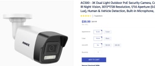 ANNKE 3K PoE bewakingscamera turrut of bullet voor buiten voor €37,97 bij Anke