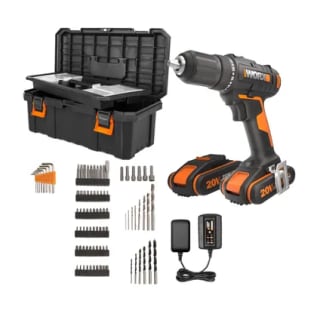 Worx accuboormachine WX108.1 20V (2 accu’s) + bitset + gereedschapskoffer voor €79,99 bij Praxis