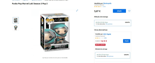 Figura Funko Pop Marvel Loki Season 2 Pop 2 por 5,67€