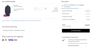 20% extra korting op alles in de outlet van Bon 'a Parte