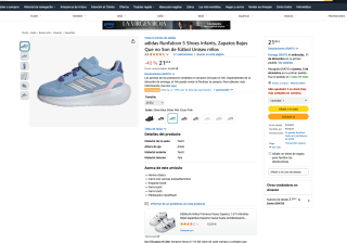 Zapatillas adidas Runfalcon 5 Shoes Infants Unisex niños por solo 21€