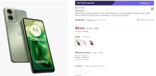 Motorola Moto g24 de 8GB/128GB por 84,95€ (cuenta nueva por 72,95€)