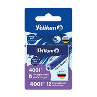 Pelikan 4001 Recambios de tinta para pluma estilográfica 12 unidades por 0,70€