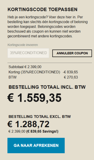 Code voor 35% korting op gereviseerde camera's en lenzen bij OM System