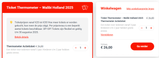 Walibi Holland zomertickets vanaf €25