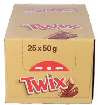 Twix Chocolate barritas - Pack de 25 por solo 9,23€