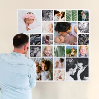 80% korting op fotocollages op canvas