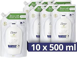 10 x 500ml Dove handzeep navulling voor €13,99 bij Amazon.