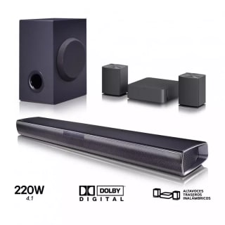 Barra de sonido Inteligente LG SQC4R con 220W de potencia y 4.1 canales por 169,02€
