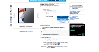 Tablet Xiaomi Redmi Pad 6GB 128GB versión global por 164€