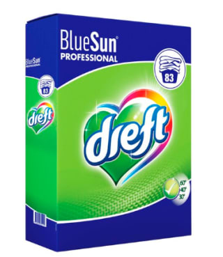 Dreft waspoeder Blue Sun Professional 5,81 kg voor €9,99 bij Kruidvat