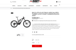 Bicicleta eléctrica SPECIALIZED TURBO LEVO COMP Carbon Black 2023 por 5,865€