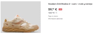 Zapatillas de Cuero Saucony Grid Shadow 2 por 59.99€