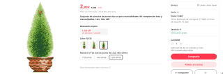 Kits punto de cruz arboles desde 2,82€