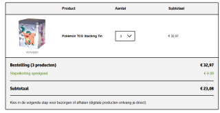 Pokemon TCG Stacking Tin 2024 - Steel Pokemon 3 stuks voor €23,08 bij kruidvat