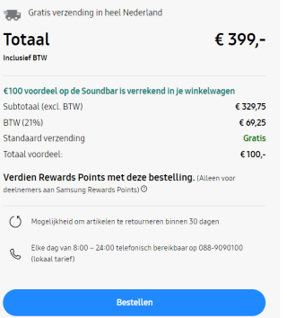 SAMSUNG Q-series Soundbar HW-Q700C voor €399 bij Samsung
