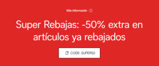 Rebajas hasta 70% + 50% EXTRA en tus compras en C&A