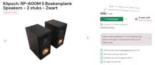 Klipsch RP-600M II (paar) Boekenplank Speakers voor €538,20