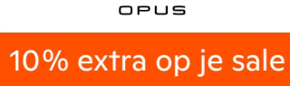 10% extra op alles in de sale bij Opus