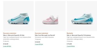 Tot 25% korting op de Back To School collectie bij Nike.com