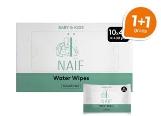 1+1 gratis op Naïf Baby & Kids Babydoekjes 10 x 40 stuks bij Trekpleister
