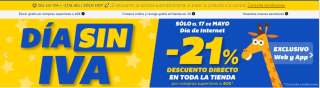 21% dto (DÍA SIN IVA) en ToysRus
