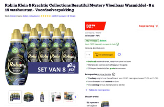 Robijn, Omo, Sun met kortingen tot 68% korting