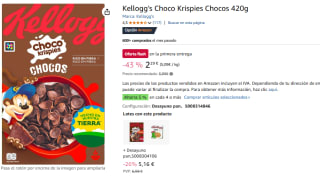 Kellogg's Choco Krispies Chocos 420g por 2,29€