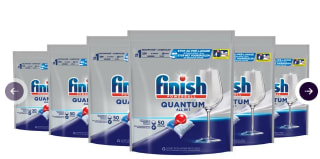 300x Finish Quantum All-In-One Vaatwastabletten voor €39,95 bij Ibood