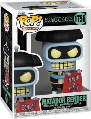 Figura Funko Pop TV Futurama Bender Matador por 8€