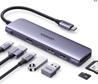 U Green USB Hub 7 in 1 voor €30,59 bij Amazon.nl