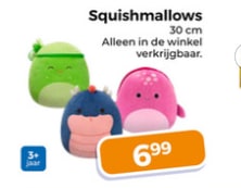 Diverse Squishmallows 30cm voor 6,99 bij Trekpleister