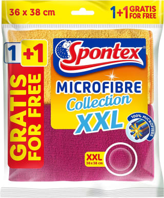 Pack 4 Spontex Bayeta Microfibra XXL por 2,51€