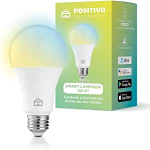 Lâmpada Smart da Positivo com RGB - R$ 43,90