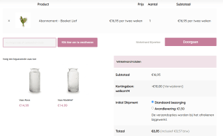 €10 korting op je eerste boeket bij Bloemenvandeteler