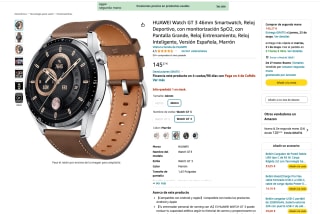 Reloj HUAWEI Watch GT 3 46mm Smartwatch por 145,27€