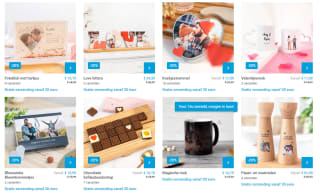 20% korting op fotocadeaus en gratis verzending vanaf €30 bij Smartphoto