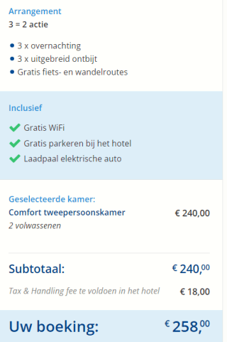 Boek 2 nachten en ontvang de 3e nacht helemaal gratis bij Fletcher Hotels