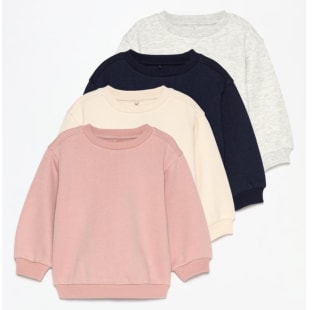 Pack 4 sudaderas básicas para Peques por 7.99€