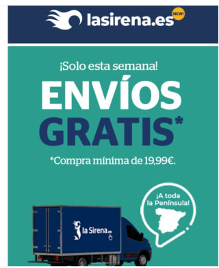 Envíos gratis por compras de +19,99€