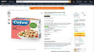 Calvo Ensalada Rusa con Atún 150g por 1,15€