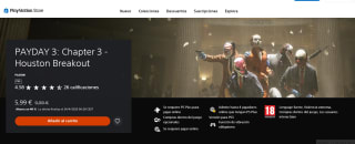 Juego para PS5 PAYDAY 3: Chapter 3 - Houston Breakout por 5,99€