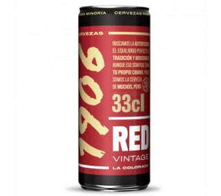 Cerveza 1906 Red Vintage La Colorada lata 33cl a solo 0,99€ y 3x2