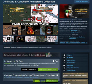 Videojuego Command & Conquer Remastered Collection PC por 1,99€