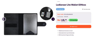 Ledlenser Lite Wallet Giftbox voor 19,95 euro