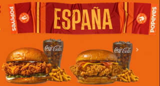 Bufandilleta España de regalo con tu menú Popeyes
