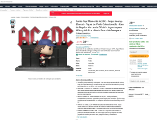 Funko Pop: AC/DC Angus Young por solo 28,99€