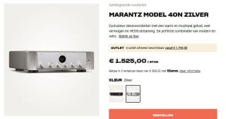 Marantz Model 40n Streaming versterker voor €1.525 bij Hifi Klubben